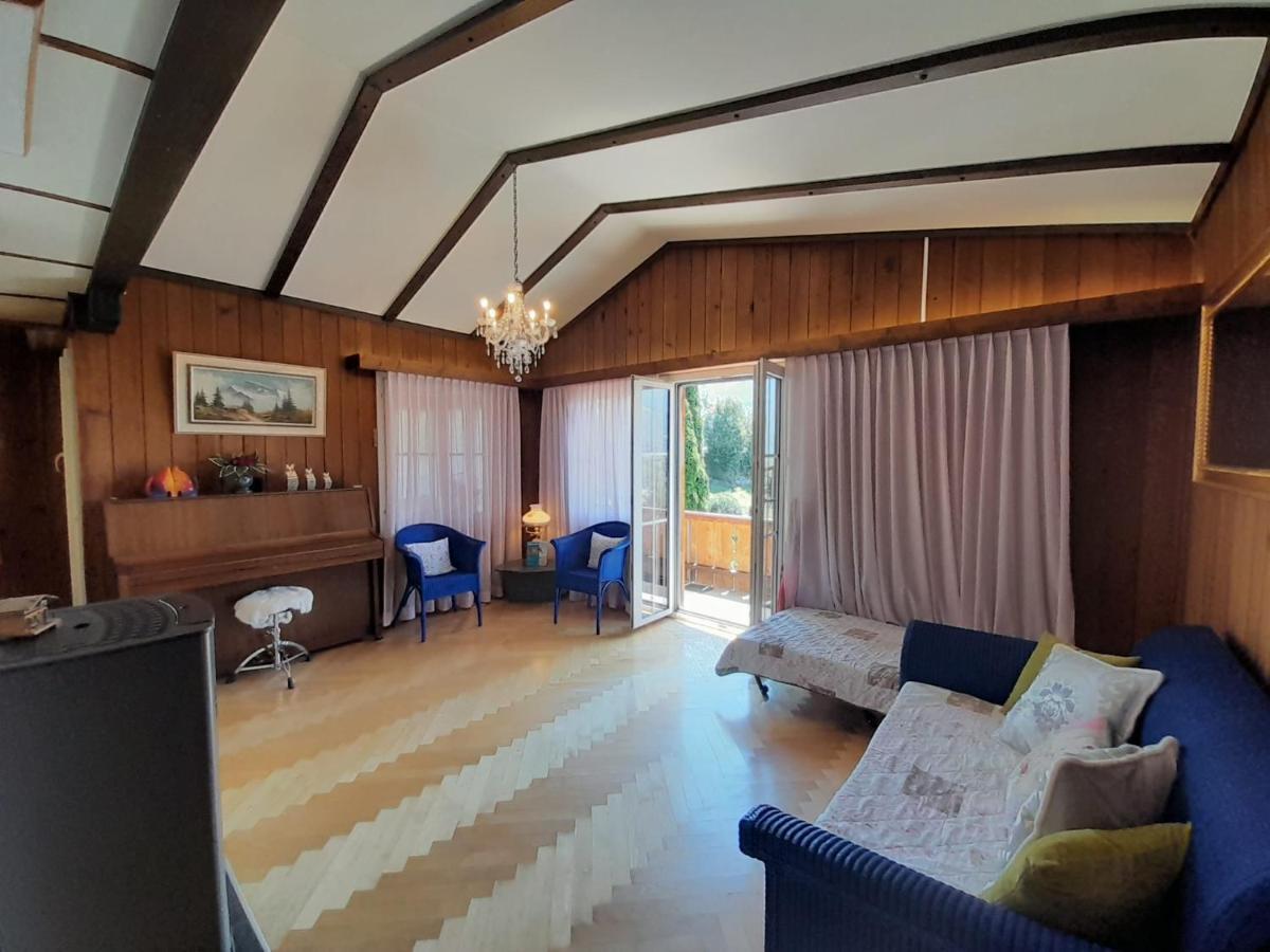 Cozy Chalet By Interlaken. Parking ริงเกนแบร์ก ภายนอก รูปภาพ